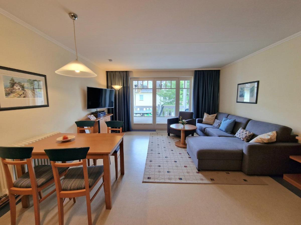 Duenenpark Binz - Komfort Ferienwohnung Mit 1 Schlafzimmer Und Balkon Im Obergeschoss 078 Exteriör bild